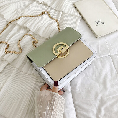 2019 summer new Korean version of the tide fashion contrast color chain shoulder small bag female foreign temperament wild Messenger bag
2019 summer new Korean version of the tide fashion contrast color chain shoulder small bag female foreign temperament wild Messenger bag