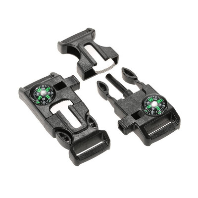 Lixada Plastic Whistle Quick Release Buckle Flint Fire Starter for Paracord Bracelet Outdoor Camping Emergency
Lixada Plastic Whistle Quick Release Buckle Flint Fire Starter for Paracord Bracelet Outdoor Camping Emergency