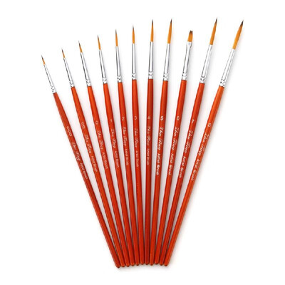 11pcs Draw Paint Brushes Kit Set Artist Paintbrush Nylon Hair Pointed Round Pen Detail Paint Brush for Artist Acrylic Aquarelle Wa
11pcs Draw Paint Brushes Kit Set Artist Paintbrush Nylon Hair Pointed Round Pen Detail Paint Brush for Artist Acrylic Aquarelle Wa