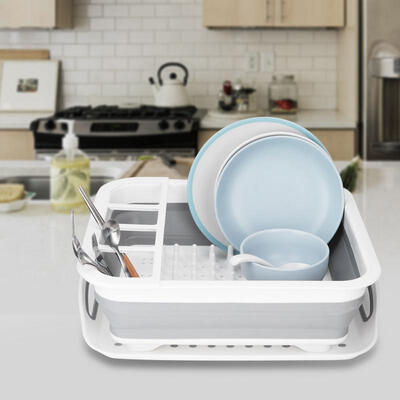 Greensen Foldable Tableware Storage Rack Kitchenware Holder Drying Drainer Organizer with Drainboard
Greensen Foldable Tableware Storage Rack Kitchenware Holder Drying Drainer Organizer with Drainboard