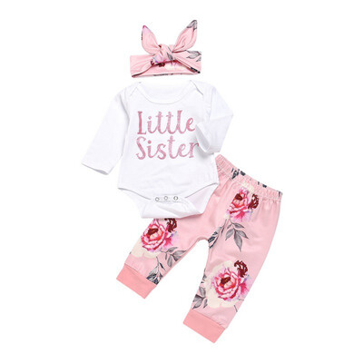 Baby Girls Clothes Hot Autumn Baby Letter Romper Set Infant Newborn Baby Cotton Rose Jumpsuit For Girls
Baby Girls Clothes Hot Autumn Baby Letter Romper Set Infant Newborn Baby Cotton Rose Jumpsuit For Girls