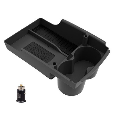 Wireless Charging Pad Center Console Organizer Armrest Storage Box Holder Container with Phone Charger Replacement for Tesla Model
Wireless Charging Pad Center Console Organizer Armrest Storage Box Holder Container with Phone Charger Replacement for Tesla Model
