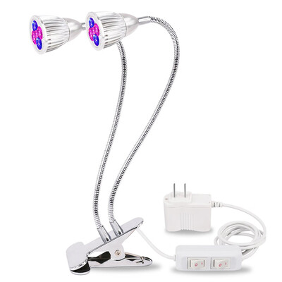 10W 360 Degree Dual Head LED Plant Grow Light Flexible Indoor Grow Light Plant Grow Lamp For Indoor Plants Greenhouse
10W 360 Degree Dual Head LED Plant Grow Light Flexible Indoor Grow Light Plant Grow Lamp For Indoor Plants Greenhouse