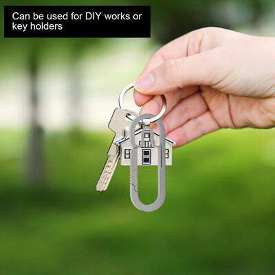 Greensen Keyring Keychain Split Ring Chain Round Key Rings Titanium Alloy for Outdoor Use
Greensen Keyring Keychain Split Ring Chain Round Key Rings Titanium Alloy for Outdoor Use