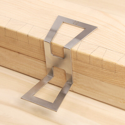 〖Follure〗Stainless Steel Scale Template Dovetail Marker Stainless Steel Guide Tool Gauge 
〖Follure〗Stainless Steel Scale Template Dovetail Marker Stainless Steel Guide Tool Gauge