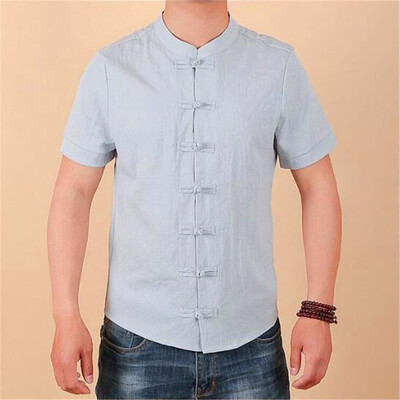 2018 Summer New Men Shirt Fashion Chinese style Linen Slim Fit Casual Short Sleeves Shirt Camisa Social Business Dress Shirts
2018 Summer New Men Shirt Fashion Chinese style Linen Slim Fit Casual Short Sleeves Shirt Camisa Social Business Dress Shirts