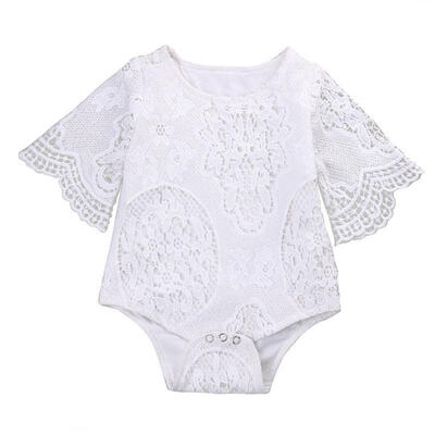 Lace white hollow romper Newborn Baby Girls ruffles Sleeve Clothes Romper Jumpsuit Outfits
Lace white hollow romper Newborn Baby Girls ruffles Sleeve Clothes Romper Jumpsuit Outfits