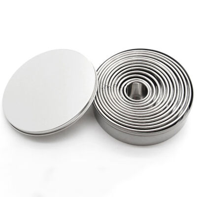12PCs Set Round Shape Cookie Cutter Slicers Bread Fruit Biscuit Stainless Steel Fondant Cake Mold Sugar Fondant Decorating Tool
12PCs Set Round Shape Cookie Cutter Slicers Bread Fruit Biscuit Stainless Steel Fondant Cake Mold Sugar Fondant Decorating Tool