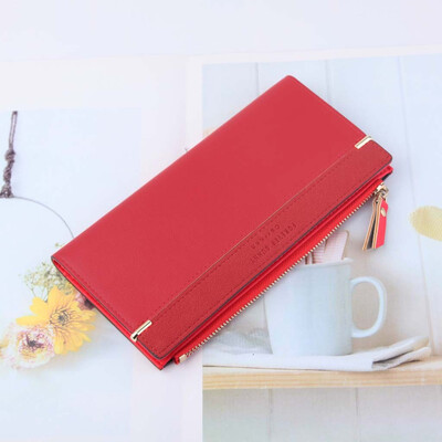 Tailored Women Long Wallet Fashion Zipper Bag Multicolor Wallet Splicing Wild Coin Purse
Tailored Women Long Wallet Fashion Zipper Bag Multicolor Wallet Splicing Wild Coin Purse