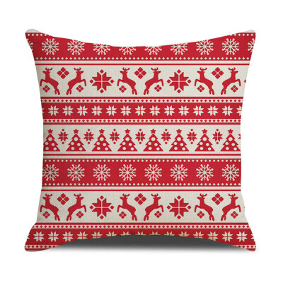 Siaonvr Christmas Linen Skin Pillow Case Pillow Cushion Elk Snowflake Print 45×45CM
Siaonvr Christmas Linen Skin Pillow Case Pillow Cushion Elk Snowflake Print 45×45CM