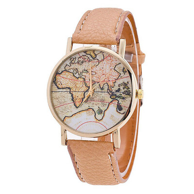 New Womens Watch Bracelets World Map Love Leather Band Analog Quartz Vogue Wrist Watches Brand New High Quality Luxury Watch F
New Womens Watch Bracelets World Map Love Leather Band Analog Quartz Vogue Wrist Watches Brand New High Quality Luxury Watch F