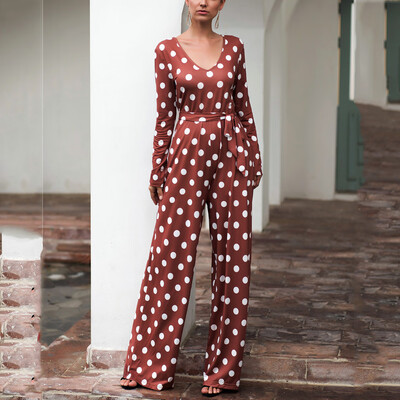 Starmoon Womens Polka Dot Wide Leg Jumpsuit Ladies Autumn Strappy Long Sleeve Playsuit
Starmoon Womens Polka Dot Wide Leg Jumpsuit Ladies Autumn Strappy Long Sleeve Playsuit