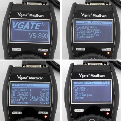 Vgate VS890 Fault Code Reader OBDII Automotive Scanner Maxiscan EOBD JOBD CAN-BUS Multi-language Scanner for Car Diagnostics
Vgate VS890 Fault Code Reader OBDII Automotive Scanner Maxiscan EOBD JOBD CAN-BUS Multi-language Scanner for Car Diagnostics