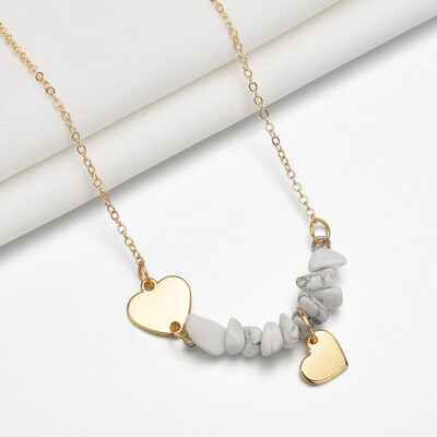 New Bohemian Irregular Stone Pendant Necklace For Women Gold Link Chain Necklaces Best Friends Gifts Birthday Christmas Jewelry
New Bohemian Irregular Stone Pendant Necklace For Women Gold Link Chain Necklaces Best Friends Gifts Birthday Christmas Jewelry