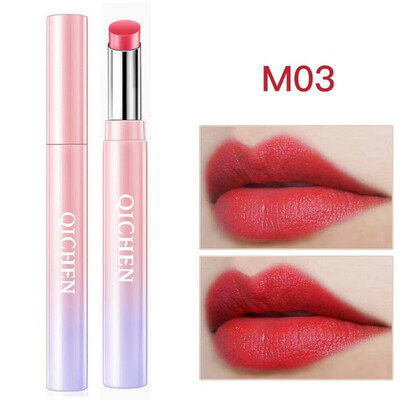 Moisturizing Thin Tube Lipstick Waterproof Non-stick Cup Long Lasting Colorfast Matte Lipstick Beauty
Moisturizing Thin Tube Lipstick Waterproof Non-stick Cup Long Lasting Colorfast Matte Lipstick Beauty