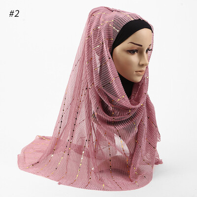 New Muslim scarf European&American style sequins cross-border headscarf Muslim hijab autumn shawl scarves
New Muslim scarf European&American style sequins cross-border headscarf Muslim hijab autumn shawl scarves