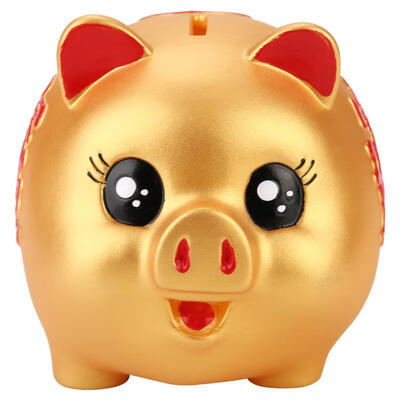 Greensen Golden Cute Plastic Pig Bank Pig Toy Coin Money Cash Collectible Saving Box Kids Gift
Greensen Golden Cute Plastic Pig Bank Pig Toy Coin Money Cash Collectible Saving Box Kids Gift