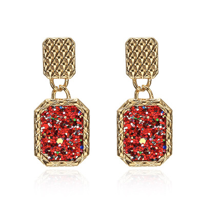 2019 Vintage earrings Big for women statement geometric earrings red golden color metal pendant earrings trend fashion jewelry
2019 Vintage earrings Big for women statement geometric earrings red golden color metal pendant earrings trend fashion jewelry