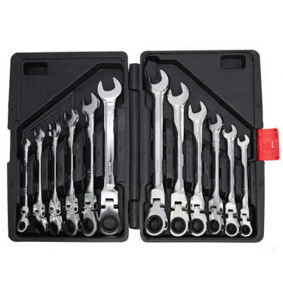 12pcsset Ratchet Wrench 8-19mm Flex-Head Metric Ratcheting Spanners Hand Tools Combination Wrench Set
12pcsset Ratchet Wrench 8-19mm Flex-Head Metric Ratcheting Spanners Hand Tools Combination Wrench Set