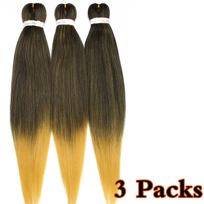 3 Packs Pre-stretched Braiding Hair Professional Itch Free Synthetic Fiber Corchet Braids Yaki Texture Hair Extensions EZ Braid
3 Packs Pre-stretched Braiding Hair Professional Itch Free Synthetic Fiber Corchet Braids Yaki Texture Hair Extensions EZ Braid