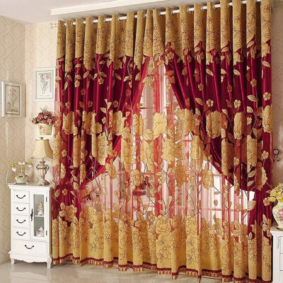 Windows Curtain Tulle Jacquard Tulip Flower Sheer Window Curtain Beads Tassel Door Scarf Drapes Valance
Windows Curtain Tulle Jacquard Tulip Flower Sheer Window Curtain Beads Tassel Door Scarf Drapes Valance