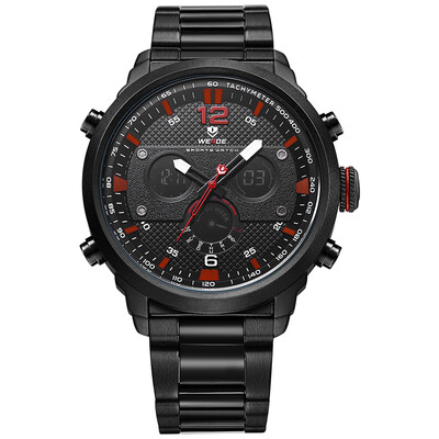 WEIDE WH6303 Quartz Digital Electronic Watch Three Sub-Dials Dual Time Week Time Display 3ATM Waterproof Timer Business Men Fashio
WEIDE WH6303 Quartz Digital Electronic Watch Three Sub-Dials Dual Time Week Time Display 3ATM Waterproof Timer Business Men Fashio
