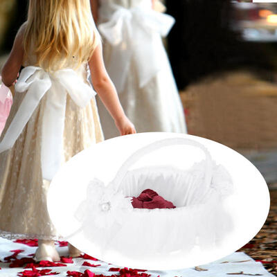 Greensen Romantic Wedding Flower Lace Ribbon Basket Ceremony Banquet Decoration
Greensen Romantic Wedding Flower Lace Ribbon Basket Ceremony Banquet Decoration