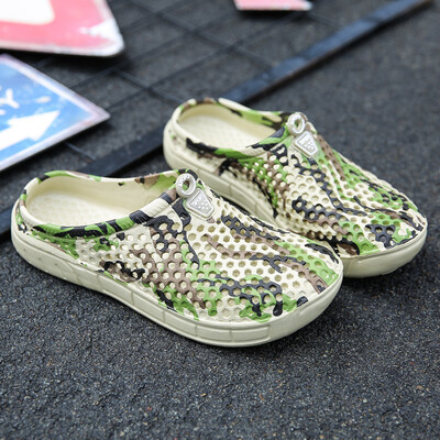 Summer hollow shoes mens leisure slippers beach shoes Korean version of moisture permeable waterproof half slippers baled sandals
Summer hollow shoes mens leisure slippers beach shoes Korean version of moisture permeable waterproof half slippers baled sandals