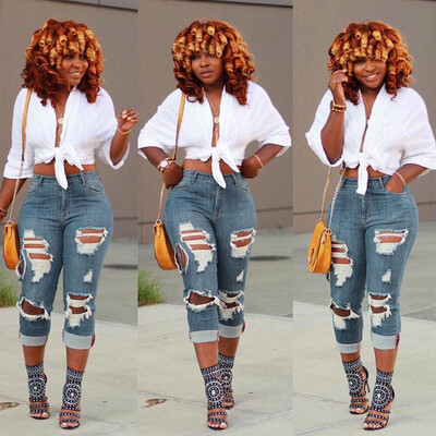 〖Follure〗Women Mid Waisted Hole Skinny Denim Jeans Stretch Slim Pants Calf Length Jeans
〖Follure〗Women Mid Waisted Hole Skinny Denim Jeans Stretch Slim Pants Calf Length Jeans