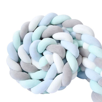 Baby Crib Bumper Knotted Braided Bumper Handmade Soft Knot Pillow Pad Cushion Nursery Cradle Decor Gift Crib Protector Cotton 3 Me
Baby Crib Bumper Knotted Braided Bumper Handmade Soft Knot Pillow Pad Cushion Nursery Cradle Decor Gift Crib Protector Cotton 3 Me