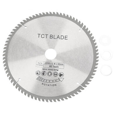 Greensen 80T Teeth Cemented Carbide TCT Circular Saw Blade Wood Cutting Tool Bore Diameter 30mm
Greensen 80T Teeth Cemented Carbide TCT Circular Saw Blade Wood Cutting Tool Bore Diameter 30mm
