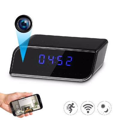 HD WiFi Wireless Camera Alarm Clock Portable Nanny Cam Baby Monitor Night VisionMotion DetectionLoop Recording Home Office Secur
HD WiFi Wireless Camera Alarm Clock Portable Nanny Cam Baby Monitor Night VisionMotion DetectionLoop Recording Home Office Secur