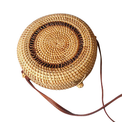 Circle Handwoven Cross Bag Bali Round Retro Rattan Straw Beach Bags Barrel-shaped Bohemian Style Summer Woven Bag YL
Circle Handwoven Cross Bag Bali Round Retro Rattan Straw Beach Bags Barrel-shaped Bohemian Style Summer Woven Bag YL