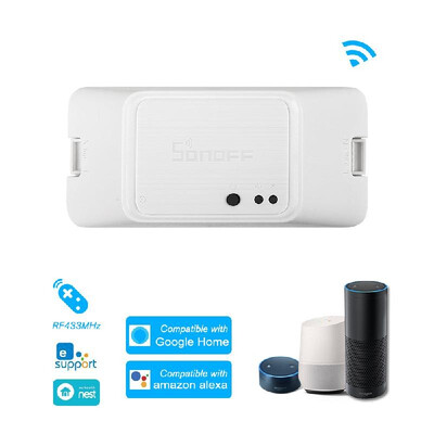 SONOFF RFR3 WIFI DIY Smart RF Control Switch Works with Alexa & Google Nest Home Voice Control APP Remote Control Timer Schedule
SONOFF RFR3 WIFI DIY Smart RF Control Switch Works with Alexa & Google Nest Home Voice Control APP Remote Control Timer Schedule