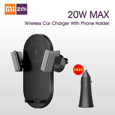 Xiaomi ZMI Wireless Car Charger with Phone Holder 20W Fast Charging For Mobile Phone For Huawei iPhone iPad
Xiaomi ZMI Wireless Car Charger with Phone Holder 20W Fast Charging For Mobile Phone For Huawei iPhone iPad