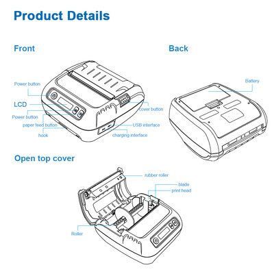 Portable 2-in-1 High BT Quality Label&Receipt Printer Qr Code Sticker Barcode Thermal Adhesive Clothing Label Printer 80mm for
Portable 2-in-1 High BT Quality Label&Receipt Printer Qr Code Sticker Barcode Thermal Adhesive Clothing Label Printer 80mm for