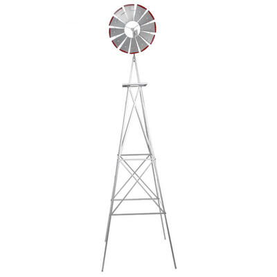 Greensen 8FT Tall Windmill Yard Garden Metal Ornamental Wind Vane Wheel Weather Resistant
Greensen 8FT Tall Windmill Yard Garden Metal Ornamental Wind Vane Wheel Weather Resistant