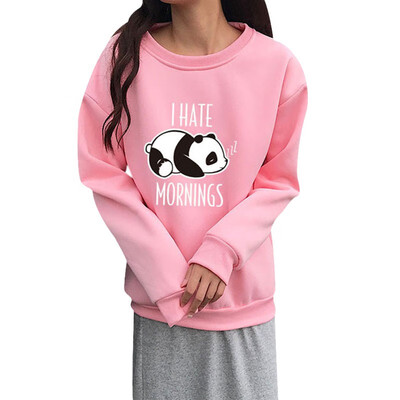 Women Simple Autumn Warm Plus Velvet Sweatshirts Long Sleeve Cute Cartoon Print Casual Loose Round Collar Sweatshirts
Women Simple Autumn Warm Plus Velvet Sweatshirts Long Sleeve Cute Cartoon Print Casual Loose Round Collar Sweatshirts