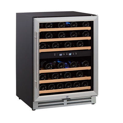 Wine cooler compressor red Wine cabinet double temperature independent temperature control
Wine cooler compressor red Wine cabinet double temperature independent temperature control