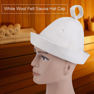 White Wool Felt Sauna Hat Cap for Russian Banya Sauna Hut With Hang Loop SupplyWool Felt Sauna Cap Sauna Cap
White Wool Felt Sauna Hat Cap for Russian Banya Sauna Hut With Hang Loop SupplyWool Felt Sauna Cap Sauna Cap
