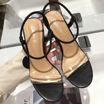 Summer Korean version of shoes transparent thick heel high heels sexy chic fairy shoes
Summer Korean version of shoes transparent thick heel high heels sexy chic fairy shoes
