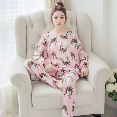 womens pajamas set cartoon print ladies long-sleeved trousers large size comfortable pajamas suit
womens pajamas set cartoon print ladies long-sleeved trousers large size comfortable pajamas suit