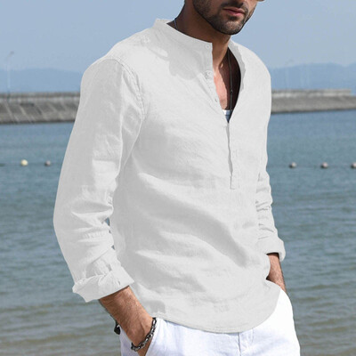 Toponeto Mens Baggy Cotton Linen Solid Long Sleeve Button Retro T Shirts Tops Blouse
Toponeto Mens Baggy Cotton Linen Solid Long Sleeve Button Retro T Shirts Tops Blouse