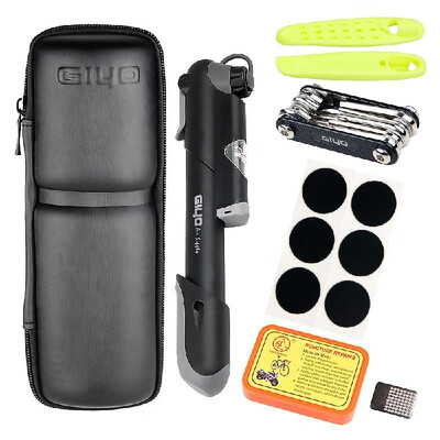 Bike Repair Kit Portable Bicycle Repairing Tools Kit Box Tire Fixing Kit Bag with Tire Pump Multifunctional Tools Tire Tube Patche
Bike Repair Kit Portable Bicycle Repairing Tools Kit Box Tire Fixing Kit Bag with Tire Pump Multifunctional Tools Tire Tube Patche