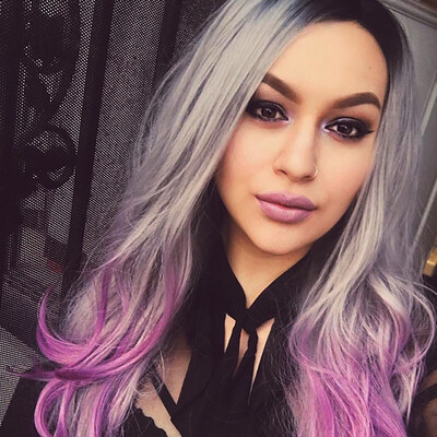 〖Follure〗Women Mix Colors Purple Long Curly Synthetic Wigs Full Natural Wig Wavy Wig
〖Follure〗Women Mix Colors Purple Long Curly Synthetic Wigs Full Natural Wig Wavy Wig
