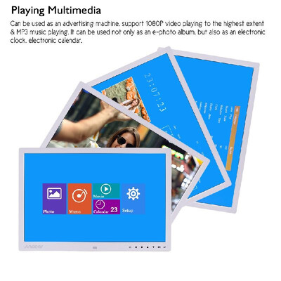 Andoer Upgraded 17 Inch LED Digital Photo Frame Electronic Picture Photo Album 1080P Advertising Machine 1440900 High Resolution
Andoer Upgraded 17 Inch LED Digital Photo Frame Electronic Picture Photo Album 1080P Advertising Machine 1440900 High Resolution