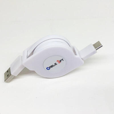 USB C Cable 1m33ft Tangle-free Flat Retractable Type C Charging Cable For Galaxy S10S9S8 S8 MacBook IPad Pro 2018
USB C Cable 1m33ft Tangle-free Flat Retractable Type C Charging Cable For Galaxy S10S9S8 S8 MacBook IPad Pro 2018