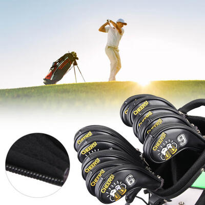 Greensen 10PCS PU Golf Iron Head Covers Club Driver Headcovers Set Zipper Opening 3 PW SW AW
Greensen 10PCS PU Golf Iron Head Covers Club Driver Headcovers Set Zipper Opening 3 PW SW AW