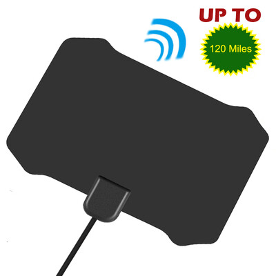 HDTV023 25dB Indoor Digital TV Aerial Digital HDTV Antenna 120 Miles with Signal Amplifier Booster TV Radius Antenna VHF UHF Anten
HDTV023 25dB Indoor Digital TV Aerial Digital HDTV Antenna 120 Miles with Signal Amplifier Booster TV Radius Antenna VHF UHF Anten