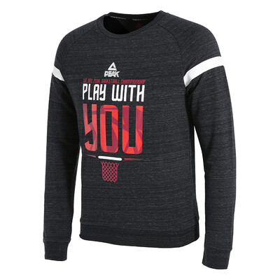 PEAK mens fashion round neck sweater autumn&winter new casual comfortable sports long sleeve DF683111 black flower gray L code
PEAK mens fashion round neck sweater autumn&winter new casual comfortable sports long sleeve DF683111 black flower gray L code
